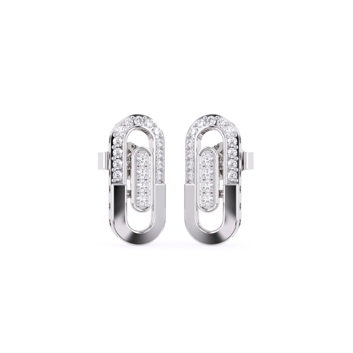 Timeless 14K Gold And Diamond Earrings