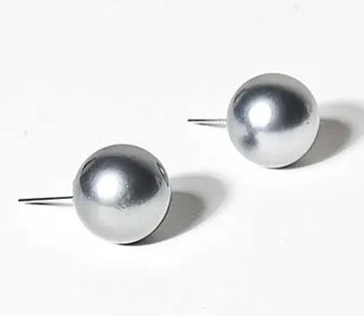 Timeless Elegant Tahitian Pearl Stud Earrings 12mm