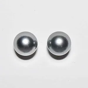 Timeless Elegant Tahitian Pearl Stud Earrings 12mm