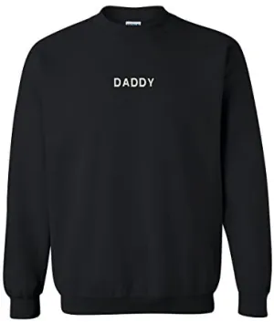 Trendy Apparel Shop Daddy Embroidered Crewneck Sweatshirt