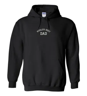 Trendy Apparel Shop Worl's Best Dad Embroidered Heavy Blend Hoodie