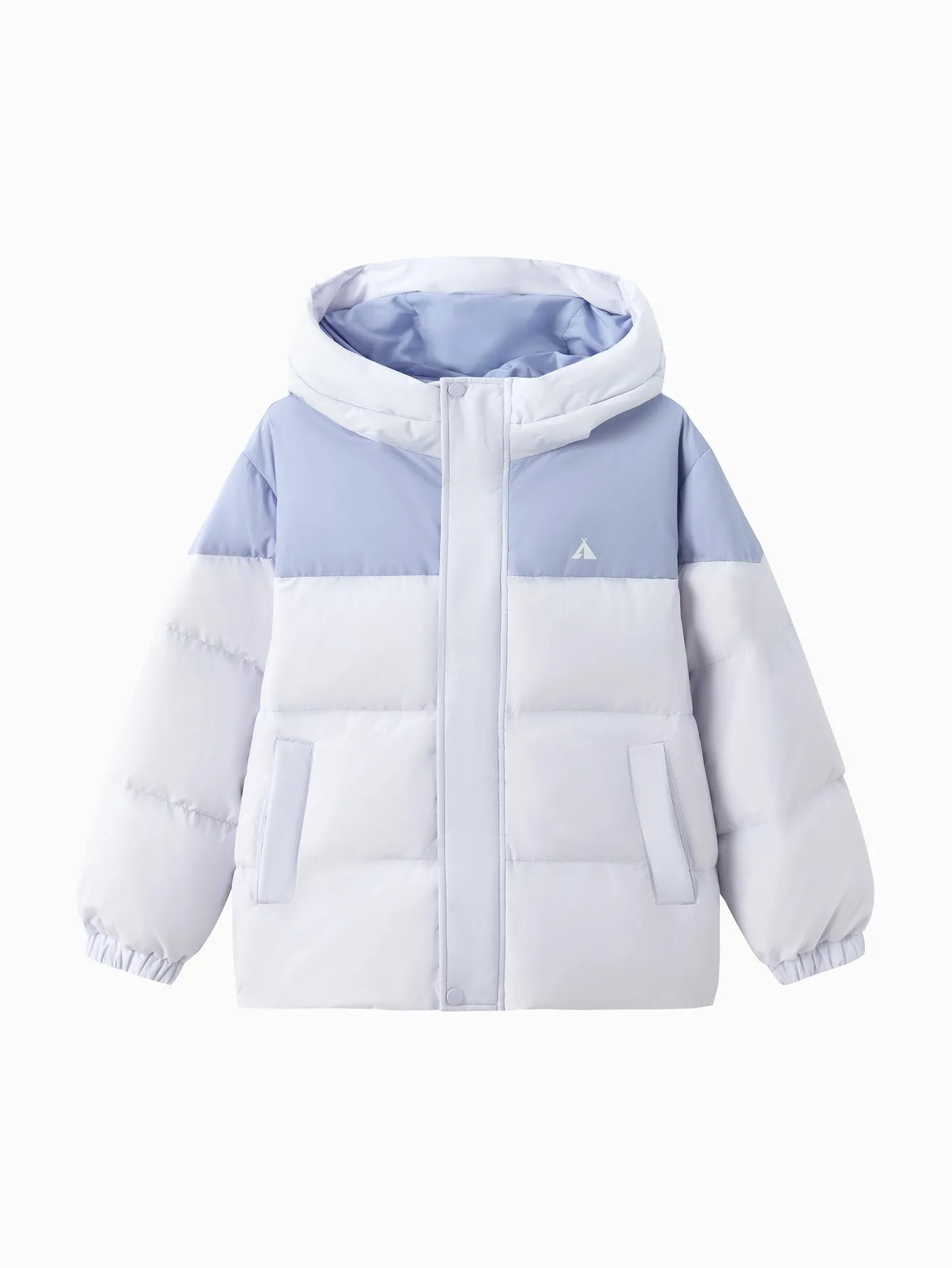 Unisex Family Hooded Tent Pattern Down Jacket