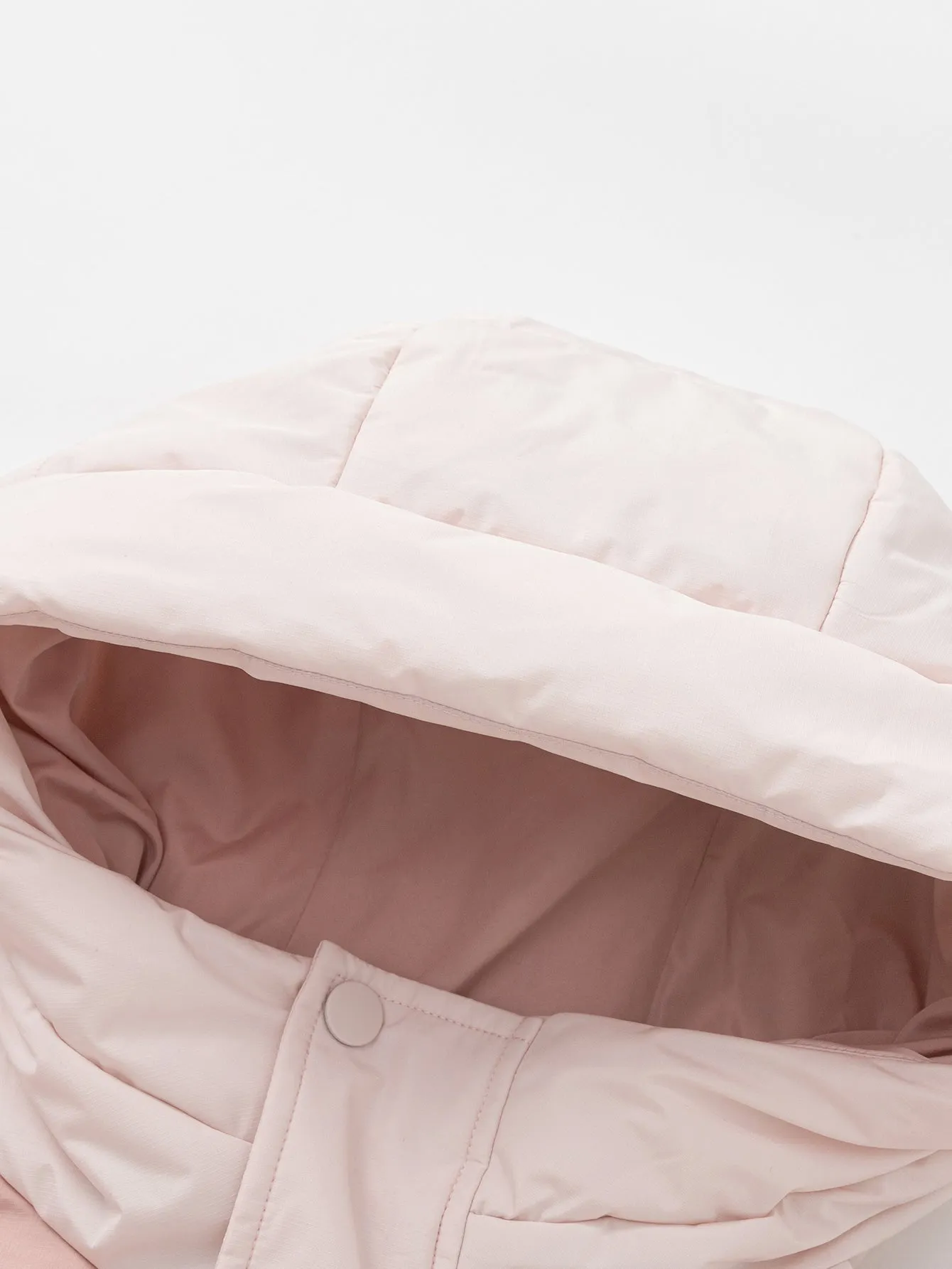Unisex Family Hooded Tent Pattern Down Jacket