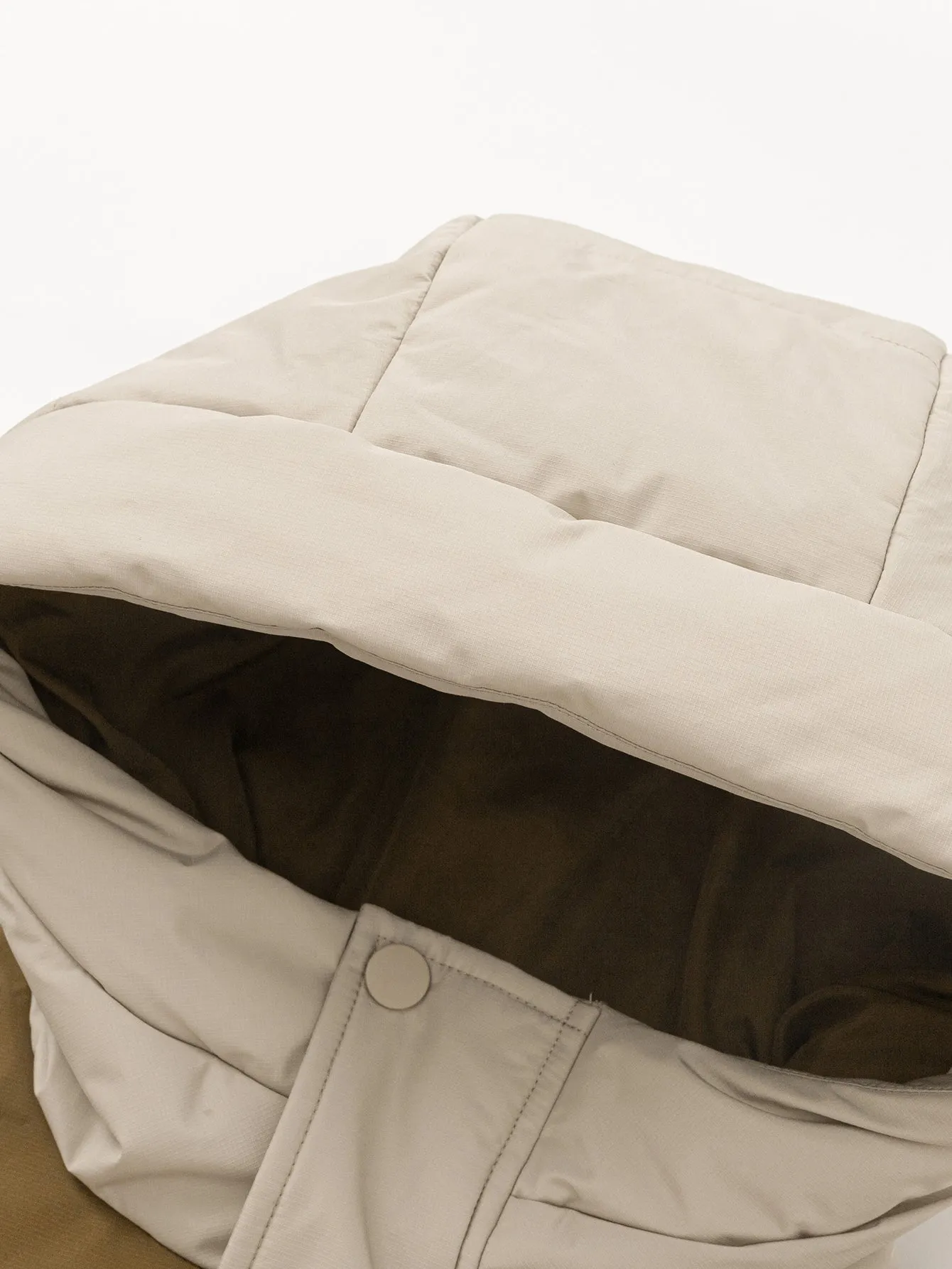 Unisex Family Hooded Tent Pattern Down Jacket