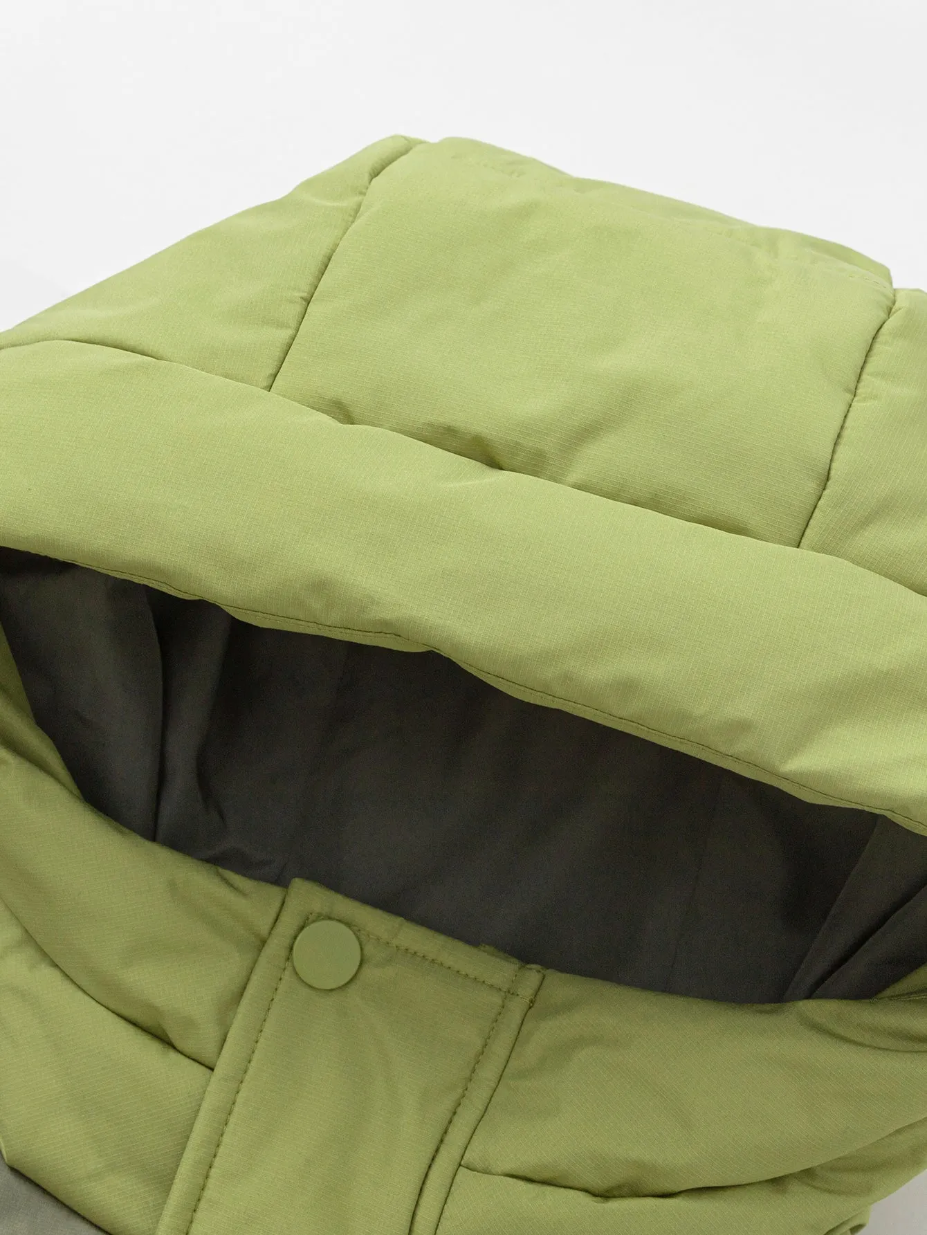 Unisex Family Hooded Tent Pattern Down Jacket