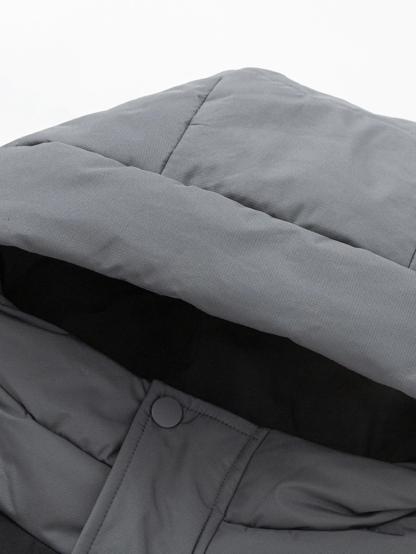 Unisex Family Hooded Tent Pattern Down Jacket