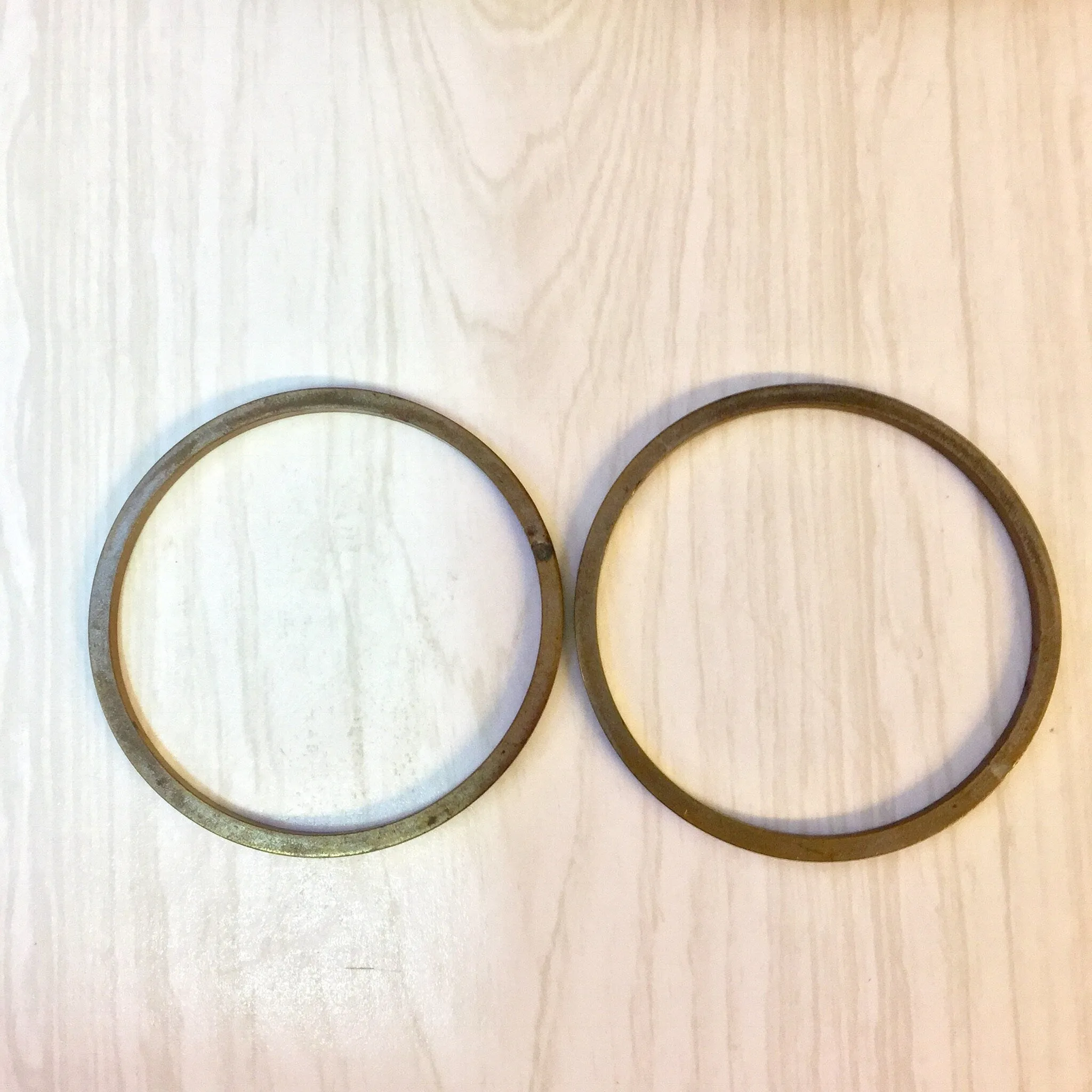 Vintage Brass Bracelet, Brass Bangles, Bangle Bracelet, Brass Jewelry, Brass, Vintage Jewelry, Bangles, Set of Two, Small Bracelet