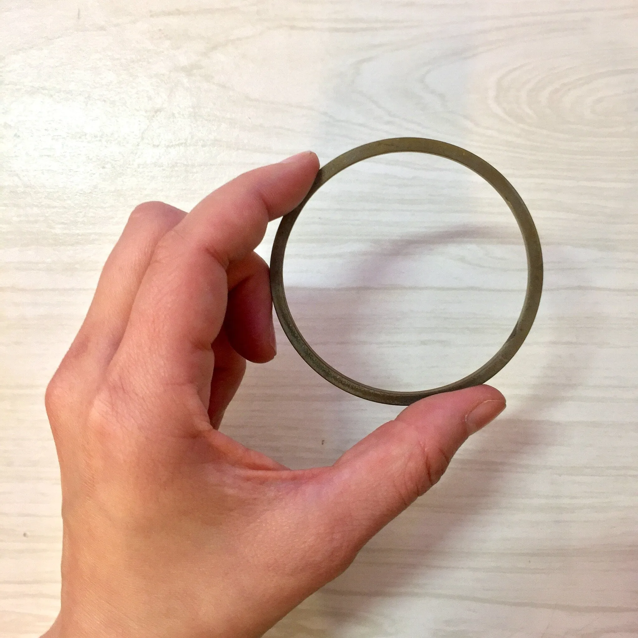 Vintage Brass Bracelet, Brass Bangles, Bangle Bracelet, Brass Jewelry, Brass, Vintage Jewelry, Bangles, Set of Two, Small Bracelet