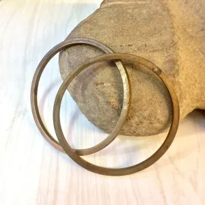 Vintage Brass Bracelet, Brass Bangles, Bangle Bracelet, Brass Jewelry, Brass, Vintage Jewelry, Bangles, Set of Two, Small Bracelet