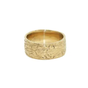 Yellow Gold x 10mm "Rogue" Cigar Band