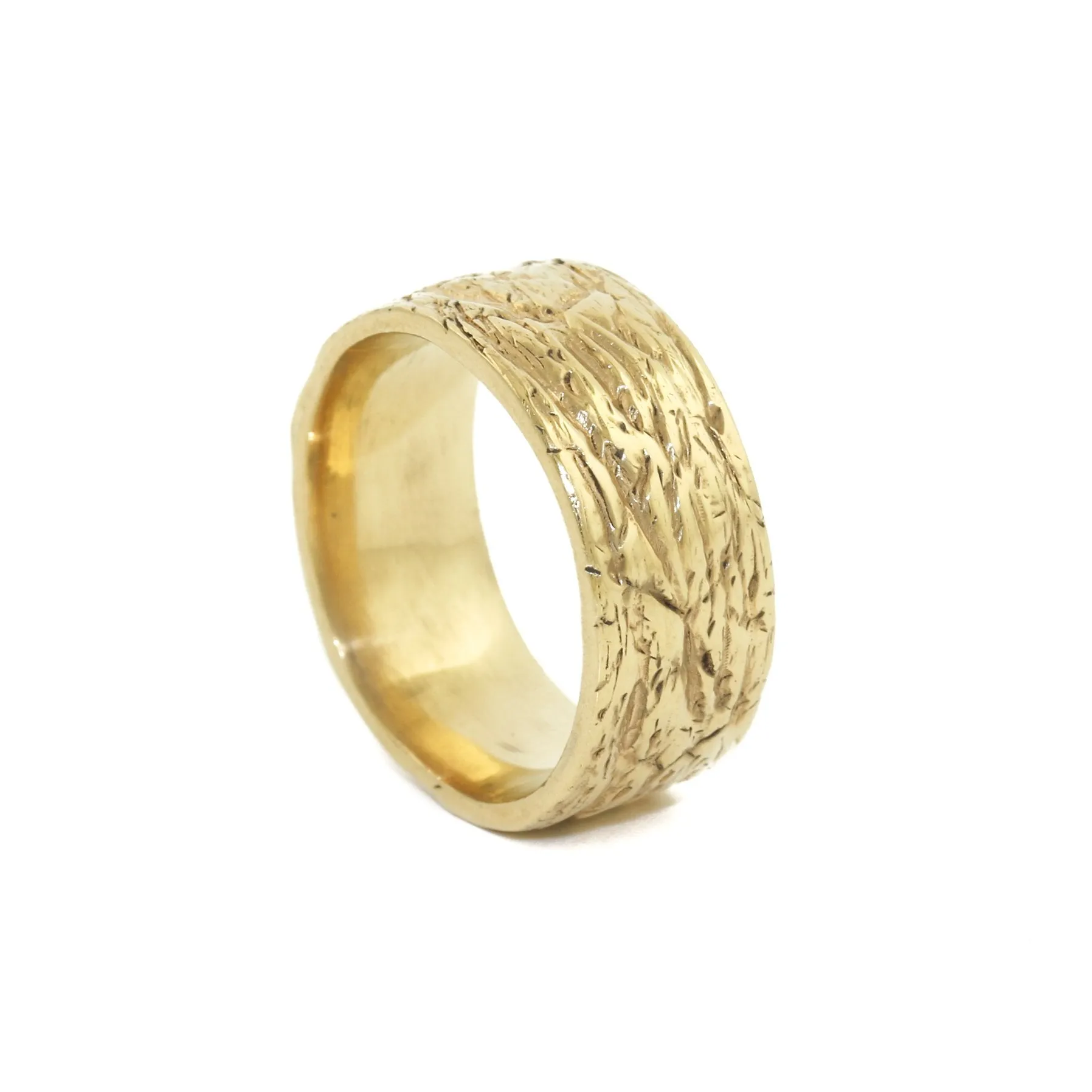 Yellow Gold x 10mm "Rogue" Cigar Band