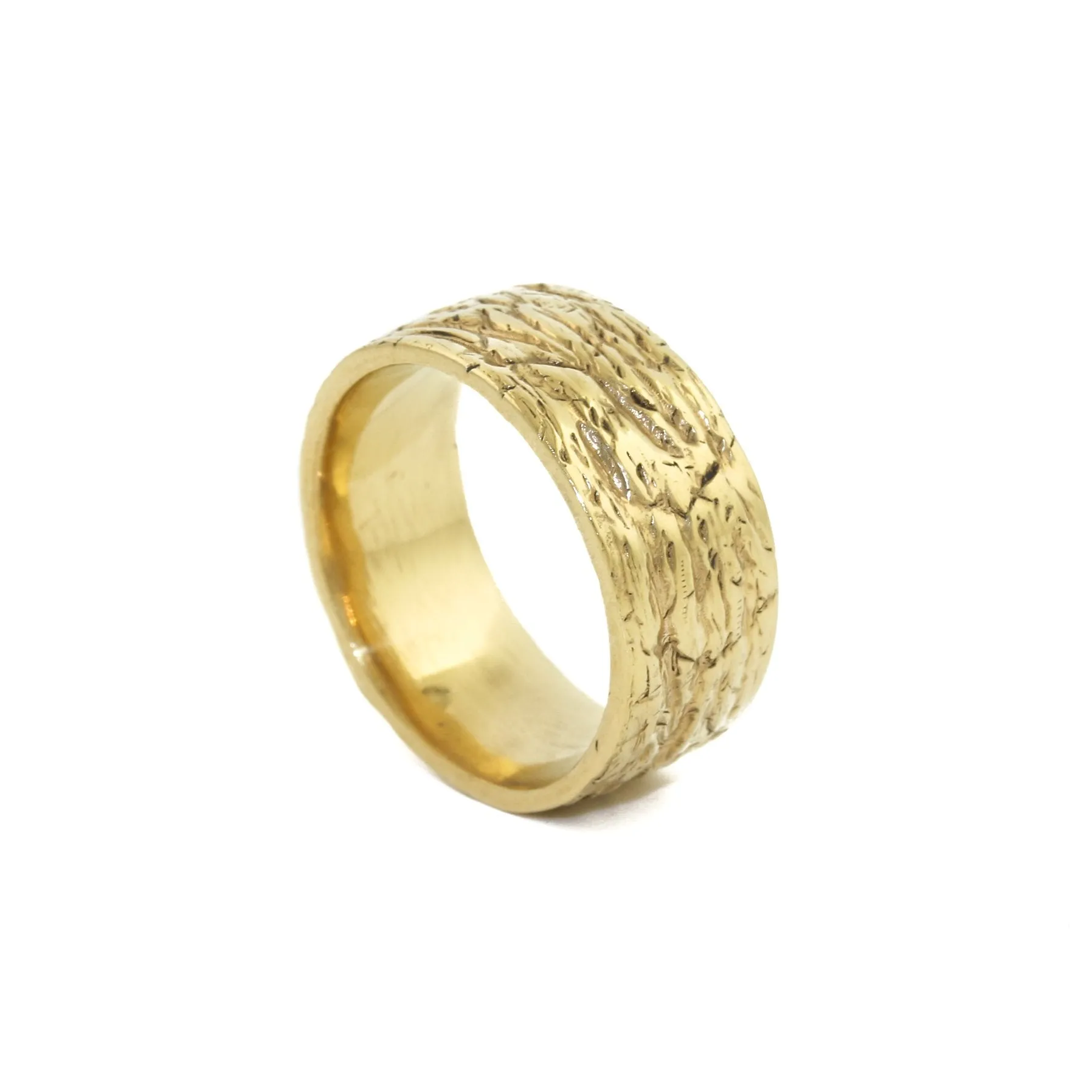 Yellow Gold x 10mm "Rogue" Cigar Band