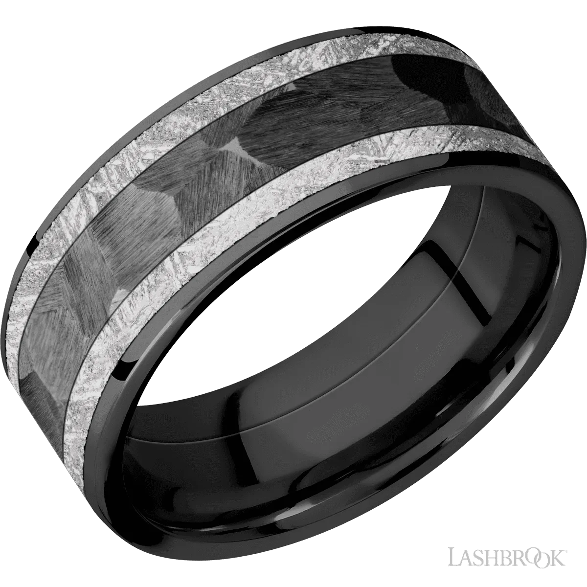 Zirconium band with Polish Finish - 8MM